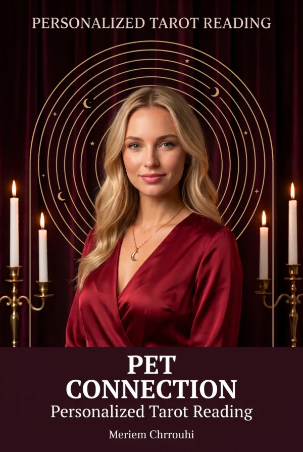 Pet and Animal Connection Reading | Meriem Chrrouhi Pet and Animal Connection tarot reading cover by Meriem Chrrouhi.