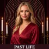 Past Life Reading — Celestial Reflection Cover | Meriem Chrrouhi Past Life Reflection tarot reading cover with a celestial design.