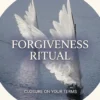 Forgiveness and Personal Closure Ritual | Meriem Chrrouhi Forgiveness Ritual — a small sailing boat with tall white feather-like sails on calm slate-blue water