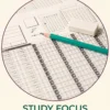 Study Focus and Motivation Ritual | Meriem Chrrouhi Study ritual cover showing a pencil and eraser on multiple-choice answer sheets.