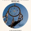 Grounding and Personal Boundaries Ritual | Meriem Chrrouhi Grounding and Personal Boundaries Ritual — a woven dreamcatcher with smaller hoops, beads and feathers against a clear blue sky
