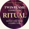 Twin Flame Connection Reflection Ritual | Meriem Chrrouhi Twin Flame Connection Ritual — translucent rose and violet smoke ribbons on a deep burgundy background