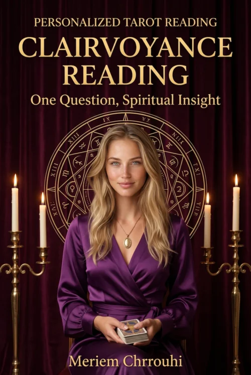 Clairvoyance Reading: one question and spiritual insight with Meriem Chrrouhi.