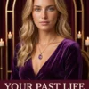 Past Life and Reincarnation Tarot Reflection | Meriem Chrrouhi Your Past Life reincarnation tarot reflection cover with a blonde woman in purple, gold arches and candles.