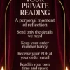 Your Private Reading — PDF and Privacy Guide Your Private Reading: send only needed details, keep your order number, receive your PDF by email and read in your own time.