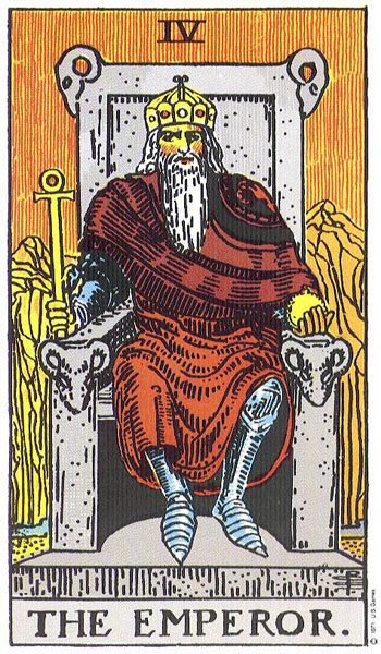 The Emperor tarot card meaning, Rider-Waite-Smith deck