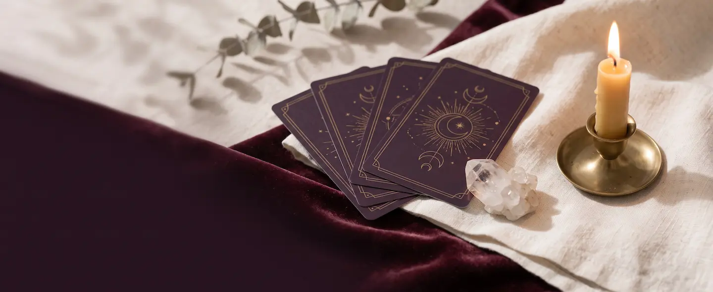 Explore PuraTarot readings by focus: tarot cards, candles and crystals
