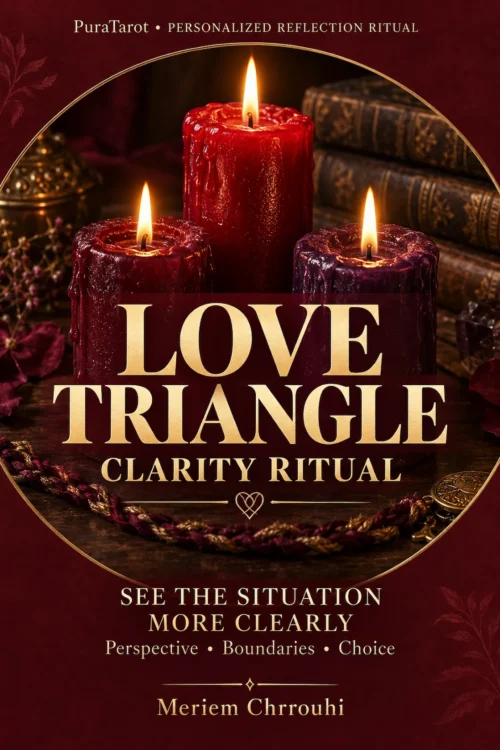love triangle clarity ritual | puratarot Love Triangle Clarity Ritual by PuraTarot