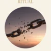 Energy Cleansing Ritual — a heavy chain breaking across a peach sunset, with suspended metal fragments