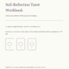 Self-Reflection Tarot Workbook - actual cover Self-Reflection Tarot Workbook printable PDF - actual cover