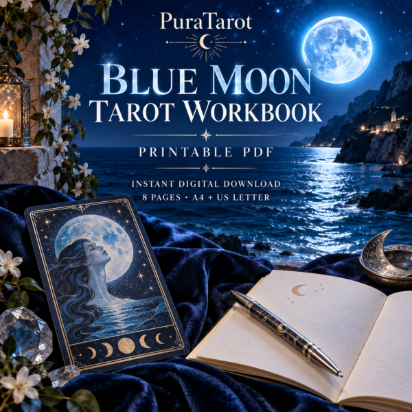 blue moon tarot workbook colourful main blue moon tarot workbook colourful main
