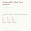 capricorn new moon tarot workbook actual cover capricorn new moon tarot workbook actual cover