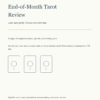 End-of-Month Tarot Review - actual cover Actual cover of the 8-page End-of-Month Tarot Review PDF