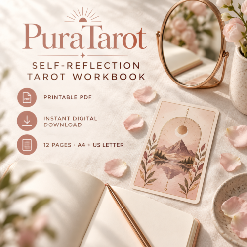 self reflection tarot workbook colourful main