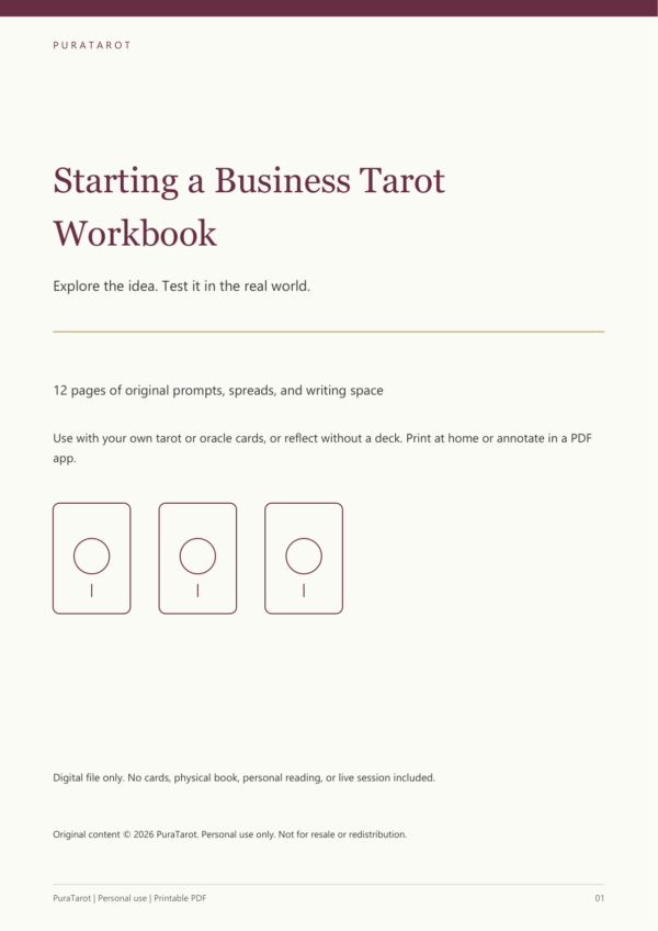starting business tarot workbook actual cover starting business tarot workbook actual cover
